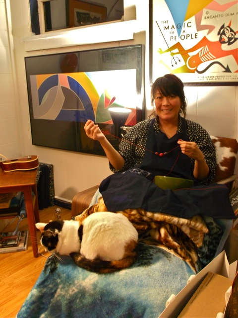 AshleyStringingCranberry