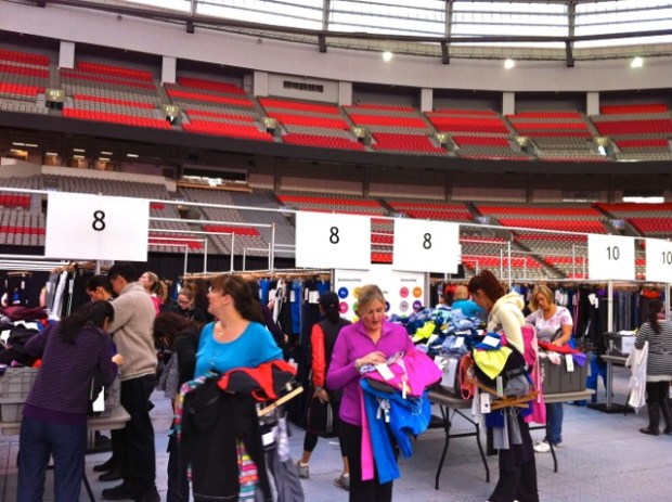 Lululemon BC Place Warehouse Sale 2013 - 11