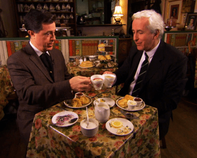 Stephen Colbert Tea Etiquette