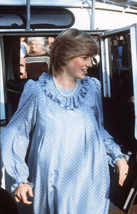 Pregnant Princess Diana