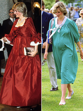 Pregnant Princess Diana
